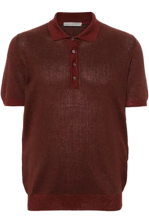 corneliani Kortærmet polo i strik