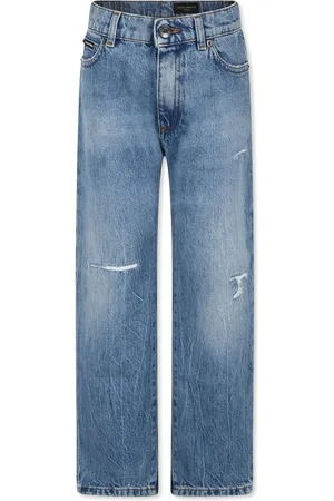 Dolce & Gabbana Jeans med lige ben og ribbet detalje