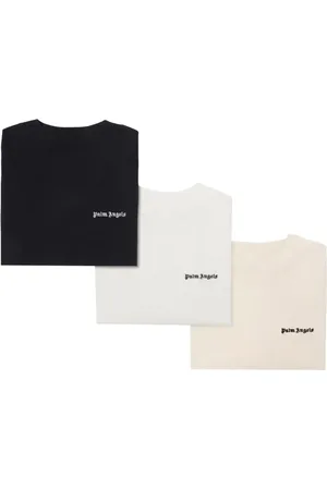 Palm Angels T-shirt med logo-broderi (pakke med tre)