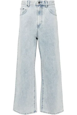 CROQUIS Jeans med brede ben og mellemhøj talje