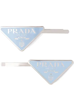 Prada Hårspændesæt med trekantet logo