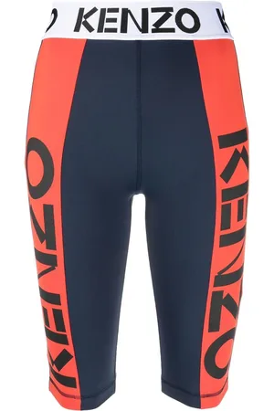Kenzo Shorts med logolinning og colourblocking