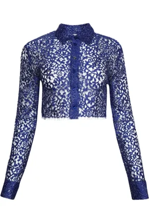 COPERNI Cropped perforeret skjorte