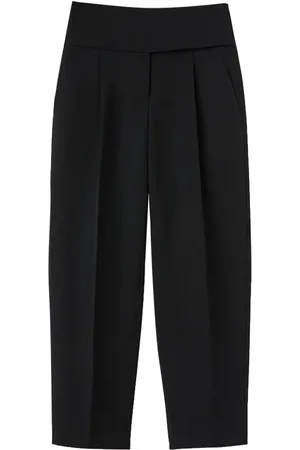 Jil Sander Cropped bukser med høj talje