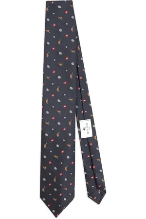 Etro Silkeslips i paisley-jacquard