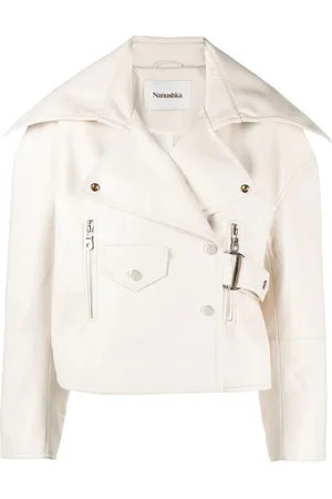 Nanushka Cropped Ado bikerjakke