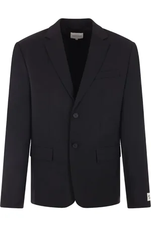 Maison Kitsuné Uldblazer med logomærke