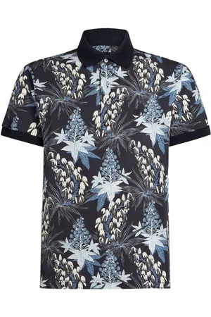 Etro Polo med bladtryk