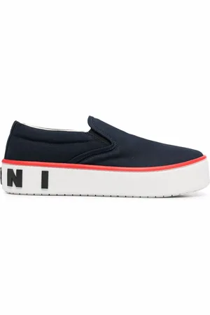 Marni Slip-on sneakers med logotryk