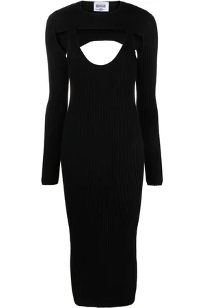 Wolford X Simkhai midi ribstrikket kjole