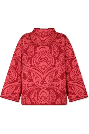 Etro Sweater i jacquard med høj hals