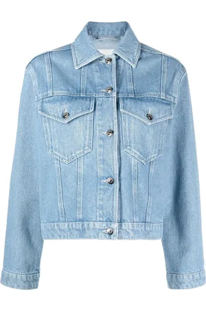Nanushka Lysvasket denimjakke