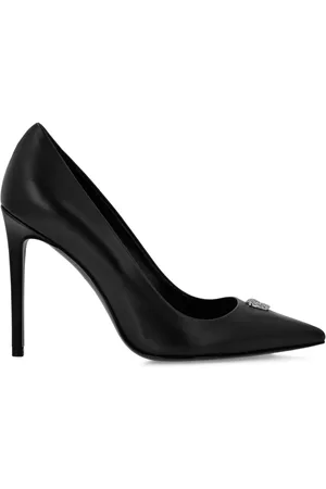 Philipp Plein 105mm pumps med dødningehoved