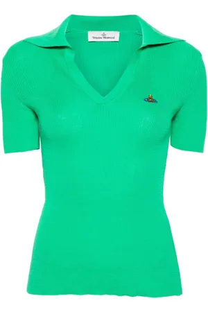 Vivienne Westwood Strikket top med orb-broderi