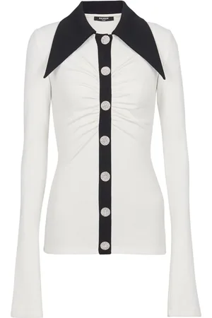 Balmain Skjorte med rhinsten-knapper