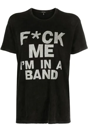 R13 T-shirt med slogantryk