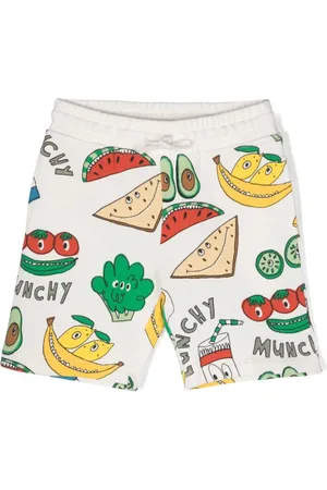 Stella McCartney Træningsshorts med grafisk tryk