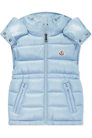 Moncler Vest med hætte og logomærke
