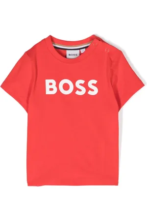 HUGO BOSS T-shirt i jersey med logotryk