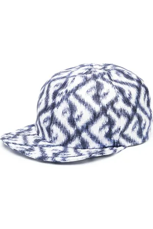 Fendi Baseballkasket i silke med FF-logotryk