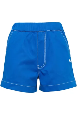Chocoolate Shorts med kontrastkant og mellemhøj talje