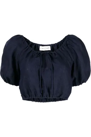 Casa Raki Cropped kortærmet top