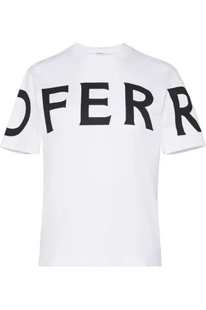 Salvatore Ferragamo T-shirt med logotryk