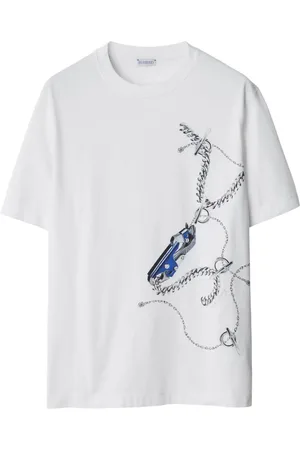 Burberry T-shirt med grafisk tryk