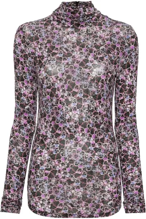 Isabel Marant Joyela top med blomstret tryk