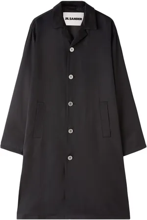 Jil Sander Enkeltradet frakke med knapper
