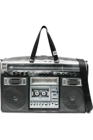 Maison Mihara Yasuhiro Tote med boombox-tryk