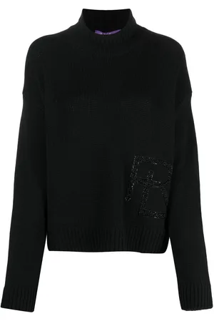 Ralph Lauren Trøje med rullekrave og logoudsmykning