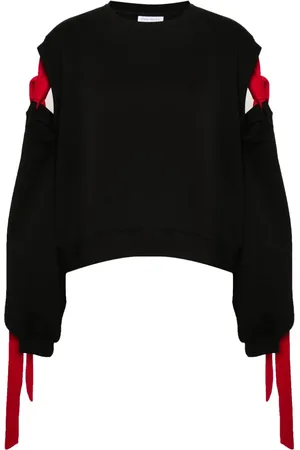Ioana Ciolacu Stamp sweatshirt med cold-shoulder-snit