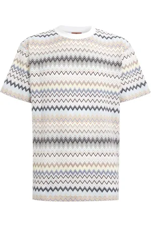 Missoni T-shirt med zigzag-mønster