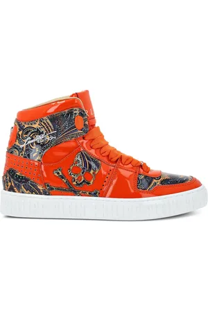 Philipp Plein High-top Paisley sneakers
