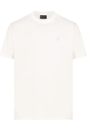 Emporio Armani T-shirt med logoapplikation