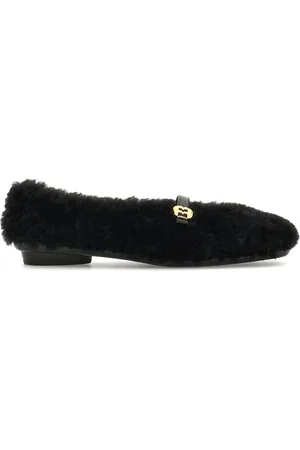Salvatore Ferragamo Plyssede ballerinaer
