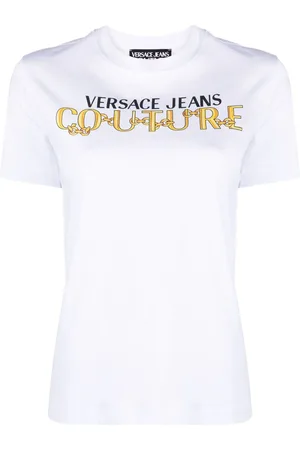 VERSACE Kortærmet T-shirt med logotryk