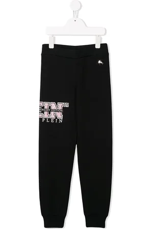 Philipp Plein Joggingbukser med logo af rhinsten