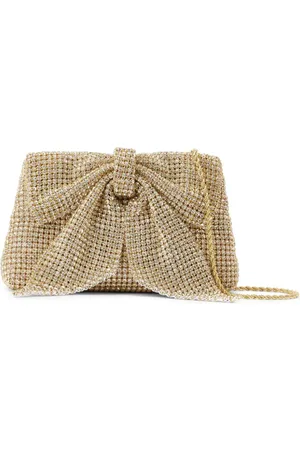 Loeffler Randall Jolene clutch med rhinstensudmykket sløjfe