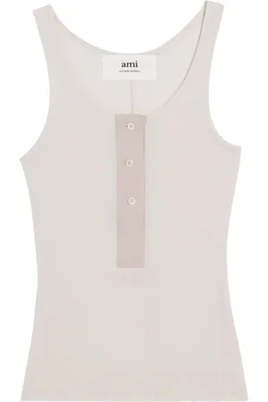 Ami Ribbet tanktop med knapper