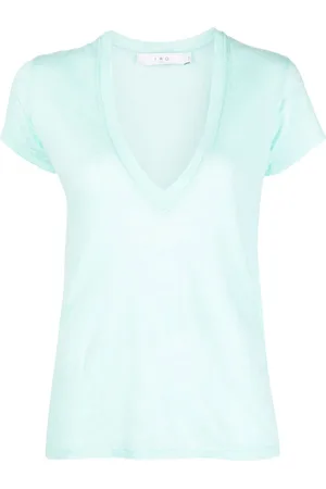 IRO Kortærmet T-shirt med V-hals