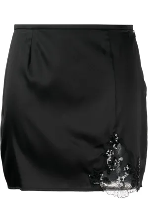 FLEUR DU MAL Kort nederdel med blondedetalje