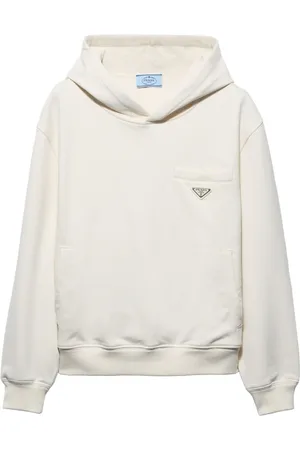 Prada Hættetrøje med trekantet logo