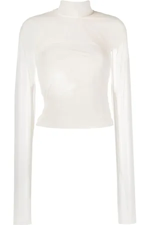 ECKHAUS LATTA Top i mesh med høj hals
