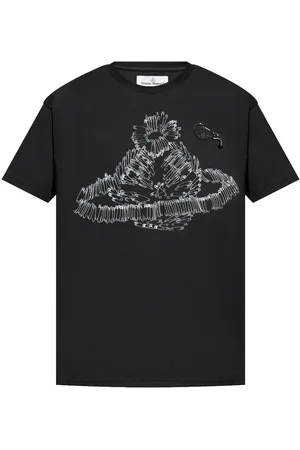 Vivienne Westwood T-shirt i bomuld med metal-applikation