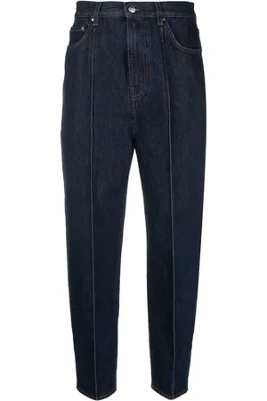 Totême Cropped jeans med høj talje