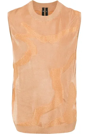 Y-3 Strikket tanktop med monogram-jacquard