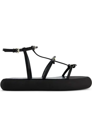 Giambattista Valli Plateau-sandaler med sløjfeudsmykning