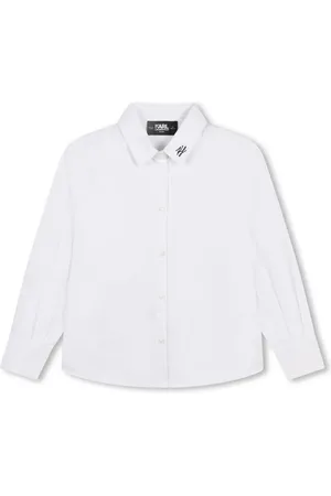 Karl Lagerfeld Skjorte med knapper og broderet logo